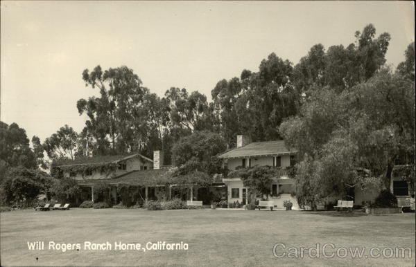 Will Rogers Ranch Home Los Angeles California