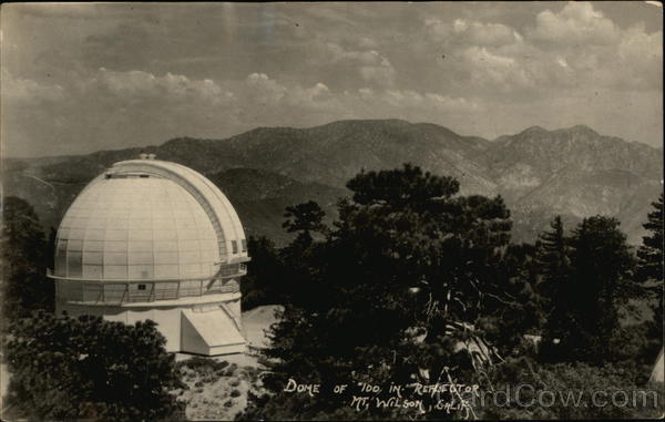 Dome of the 100 In. Reflector Mount Wilson California