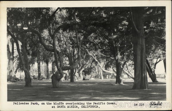 Palisades Park Santa Monica California