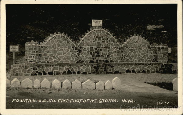 Fountain, U.S. 50, East Foot of Mt. Storm Mount Storm West Virginia