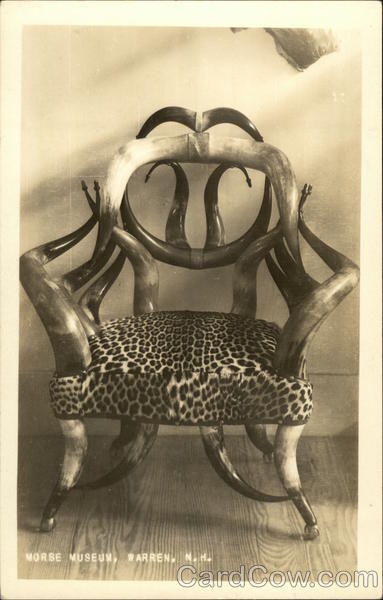 Chair in the Morse Museum Warren New Hampshire