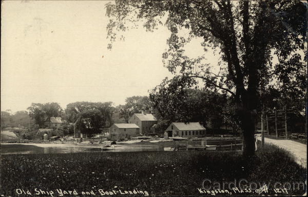 Old Shipyard and Boat Landing Kingston Massachusetts