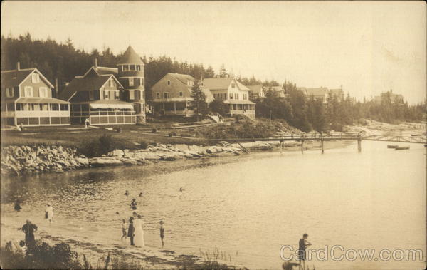 View of Harbor Boothbay Harbor Maine