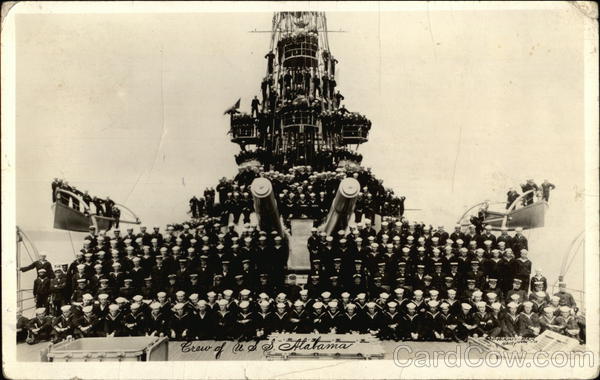 Crew of the U. S. S. Alabama Navy