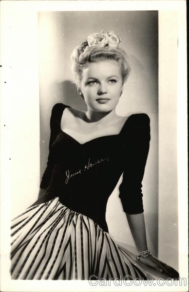 Head Shot, June Haver Actresses