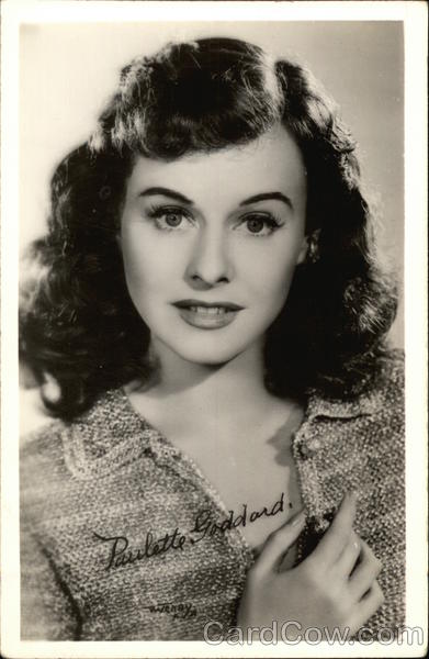 Paulette Goddard W. J. Gray Actresses