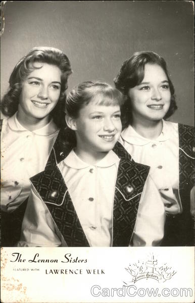 The Lenon Sisters, Featured with Lawrence Welk Actresses