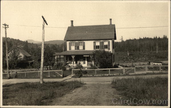 House on Street Buildings