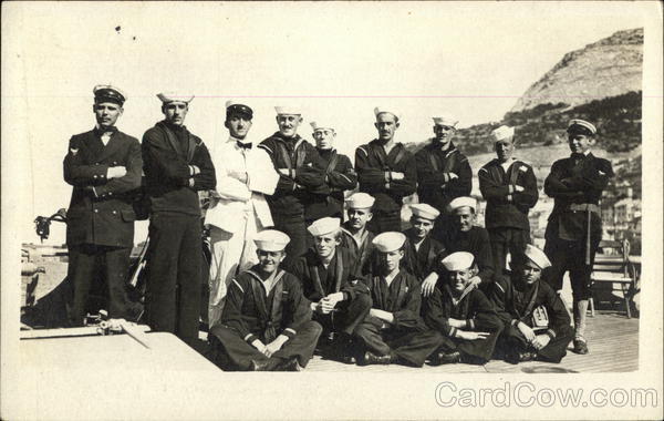 Snapshot of Sailors on Deck Navy
