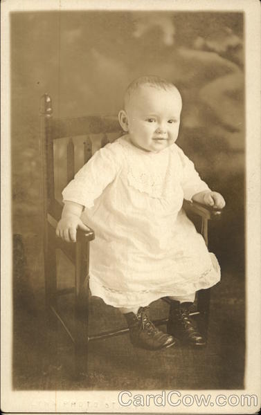 Portrait of Baby in Chair Babies