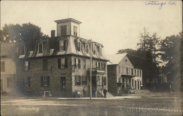 Street Scene Morris New York