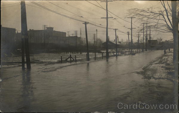 Flooded Streets Harrisburg Pennsylvania