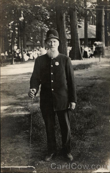 Bearded Man in Park Police Uniform Harrisburg Pennsylvania