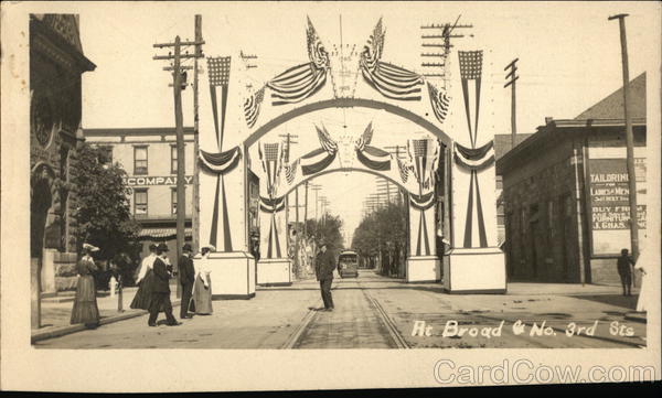 At Broad and North Third Streets Harrisburg Pennsylvania