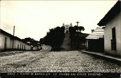 Calle Y Templo de Guadalupe Postcard