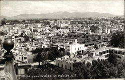 Vista Panoramica de Mexico City Postcard