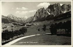Cortina da Miramonti Italy Postcard Postcard Postcard