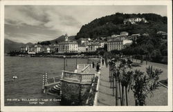 Lago di Como Lungo Iago Bellagio, Italy Postcard Postcard Postcard