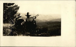 George Card at Togwotee Pass Postcard