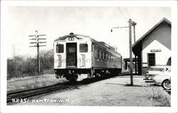 Train Car at Depot Hampton, NH Postcard Postcard Postcard