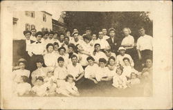 Snapshot of a Group of People Postcard