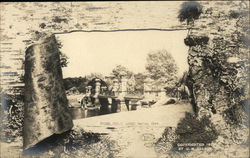 Bridge, Public Garden Postcard
