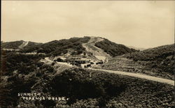 Summit-Topanga Grade Postcard