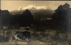 Mexican Native Ixtaccihuatl, Mexico Postcard Postcard Postcard