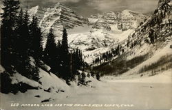 Maroon Lake and the Bells Aspen, CO Postcard Postcard Postcard