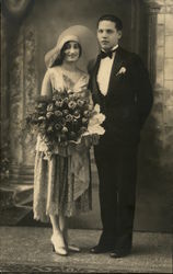 Wedding Photo of Couple Postcard