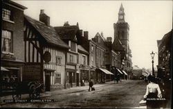 High Street Congleton, England Cheshire Postcard Postcard Postcard