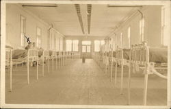 Inside Hospital Ward Postcard