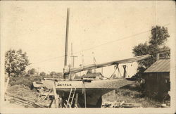 Sailboat Named Seneca - Charlotte NY? Sailboats Postcard Postcard Postcard