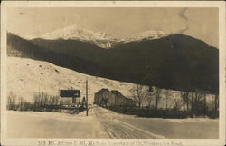 Mt. Adams and Mt. Madison From Start of Mt. Washington Road Postcard