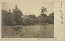 Cottage on Lake Suncook Barnstead, NH Postcard Postcard Postcard
