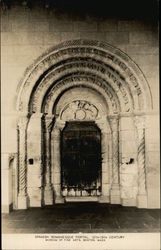 Spanish Romanesque Portal, 12th-13th Century, Museum of Fine Arts Postcard