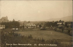 View at Twin Mountain Postcard