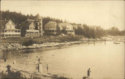 View of Harbor Postcard