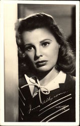 June Allyson Head Shot Actresses Postcard Postcard Postcard