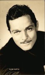 Alan Curtis Head Shot Postcard