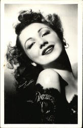 Anne Baxter Actresses Postcard Postcard Postcard