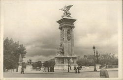 Large Monument in Park Postcard