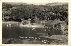 Swimming Area Medicine Park, OK Postcard Postcard Postcard