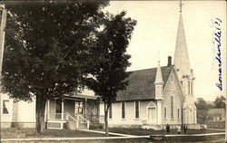 Church in Leonardsville Postcard