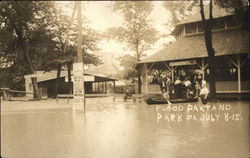 Flood, Paxtang Park, July 8-15 Postcard