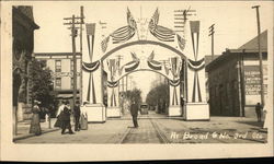 At Broad and North Third Streets Postcard