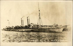 The USS Harrisburg Steamers Postcard Postcard Postcard