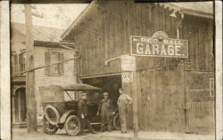Red Ball Garage on Peffer, Off Third Street Postcard