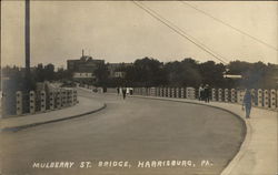 Mulberry St Bridge Harrisburg, PA Postcard Postcard Postcard