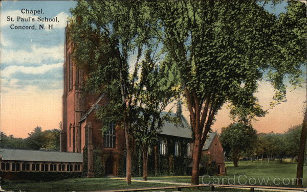 Chapel, St. Paul's School Concord New Hampshire